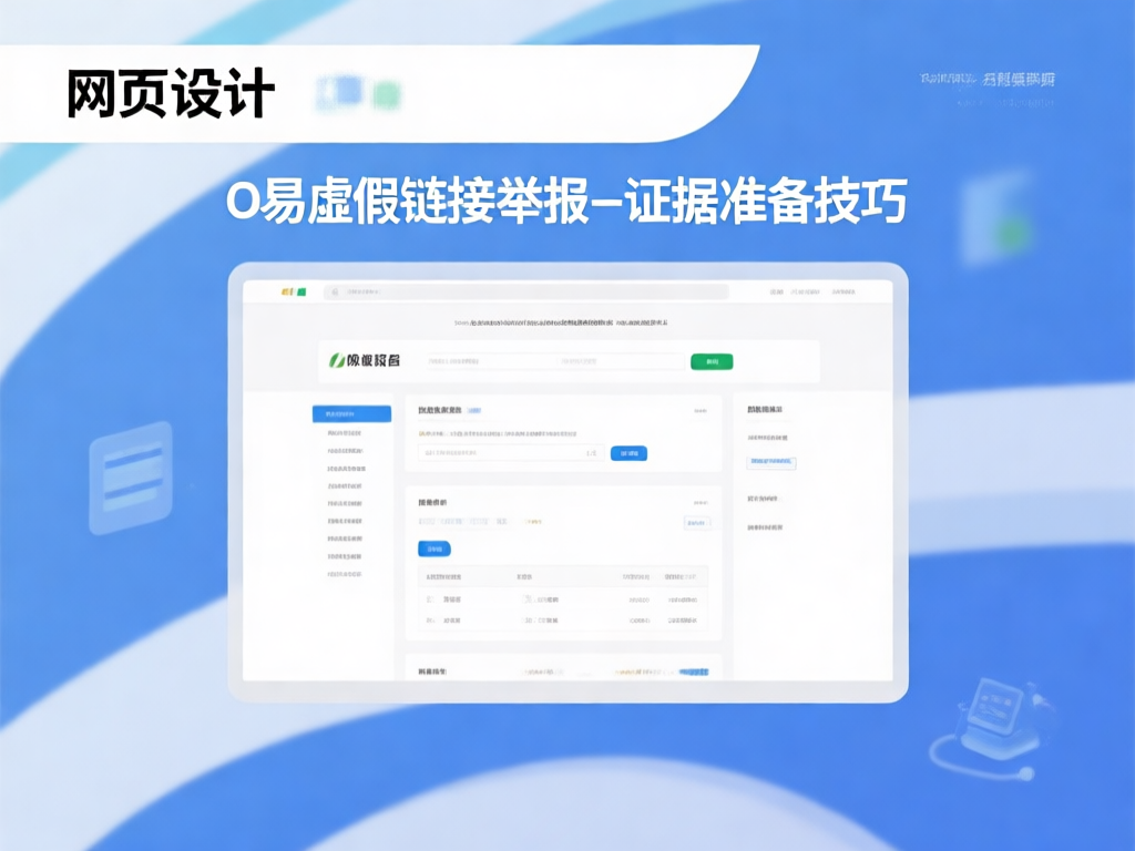 虚假链接举报示意图